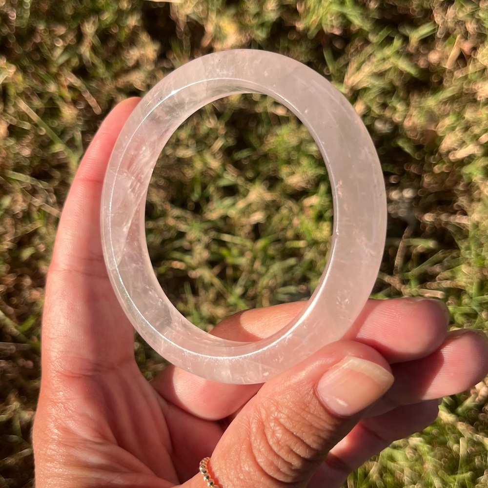 Rose Quartz Bangle